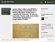 Tablet Screenshot of johnflaherty.wordpress.com