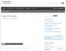 Tablet Screenshot of guyana2011.wordpress.com