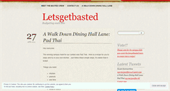 Desktop Screenshot of letsgetbasted.wordpress.com