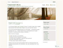 Tablet Screenshot of christerblog.wordpress.com