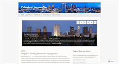 Desktop Screenshot of columbusconservative.wordpress.com