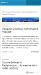 Mobile Screenshot of columbusconservative.wordpress.com