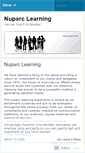 Mobile Screenshot of nuparclearning.wordpress.com