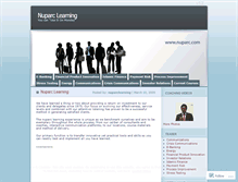 Tablet Screenshot of nuparclearning.wordpress.com