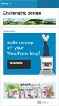 Mobile Screenshot of challengingdesign.wordpress.com