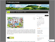 Tablet Screenshot of challengingdesign.wordpress.com