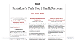 Desktop Screenshot of fastatlast.wordpress.com