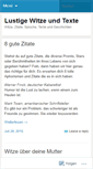 Mobile Screenshot of lustigewitze.wordpress.com