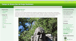 Desktop Screenshot of campodeveranozen.wordpress.com