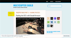 Desktop Screenshot of multicopterbuild.wordpress.com