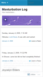 Mobile Screenshot of masturbationlog.wordpress.com