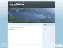 Tablet Screenshot of longpondassociation.wordpress.com