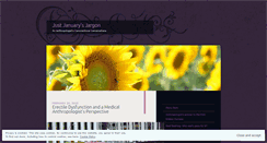 Desktop Screenshot of justjanuarysjargon.wordpress.com