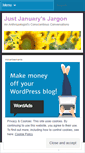 Mobile Screenshot of justjanuarysjargon.wordpress.com