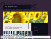 Tablet Screenshot of justjanuarysjargon.wordpress.com