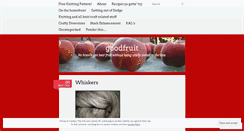 Desktop Screenshot of goodfruit.wordpress.com