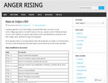Tablet Screenshot of angerrising.wordpress.com