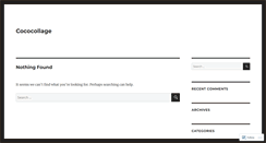 Desktop Screenshot of cococollage.wordpress.com