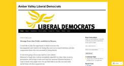 Desktop Screenshot of ambervalleylibdems.wordpress.com