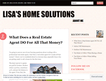Tablet Screenshot of lisashomesolutions.wordpress.com