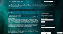 Desktop Screenshot of columbusdancecentre.wordpress.com
