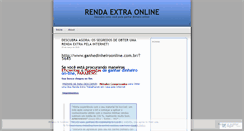Desktop Screenshot of dinheiroonlineaki.wordpress.com