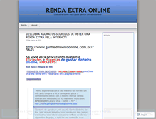 Tablet Screenshot of dinheiroonlineaki.wordpress.com