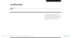 Desktop Screenshot of mediacratie.wordpress.com
