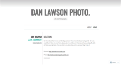 Desktop Screenshot of danlawsonphoto.wordpress.com