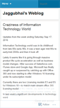 Mobile Screenshot of jaggudon.wordpress.com