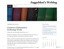 Tablet Screenshot of jaggudon.wordpress.com