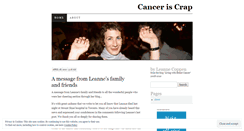 Desktop Screenshot of leannesayscanceriscrap.wordpress.com