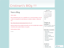 Tablet Screenshot of cristinart.wordpress.com