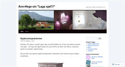 Desktop Screenshot of annhegelervag.wordpress.com