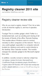Mobile Screenshot of forregistryrcclean.wordpress.com