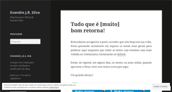 Desktop Screenshot of evandrojrs.wordpress.com