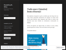 Tablet Screenshot of evandrojrs.wordpress.com