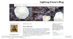 Desktop Screenshot of lightcapfarm.wordpress.com