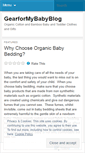 Mobile Screenshot of gearformybaby.wordpress.com