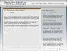 Tablet Screenshot of gearformybaby.wordpress.com