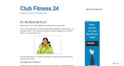 Desktop Screenshot of clubfitness24.wordpress.com