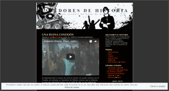 Desktop Screenshot of hacedoresdehistoria.wordpress.com