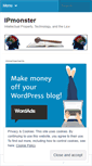 Mobile Screenshot of ipmonster.wordpress.com