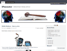 Tablet Screenshot of ipmonster.wordpress.com