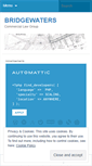 Mobile Screenshot of bridgewaterslaw.wordpress.com