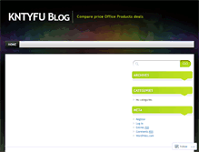 Tablet Screenshot of kntyfublog.wordpress.com