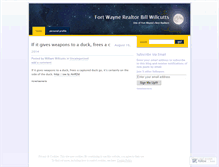 Tablet Screenshot of fortwaynerealtor.wordpress.com