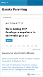 Mobile Screenshot of barakaparenting.wordpress.com