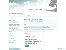 Tablet Screenshot of barakaparenting.wordpress.com