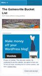 Mobile Screenshot of gainesvillebucketlist.wordpress.com